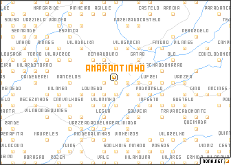 map of Amarantinho