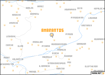 map of Amárantos