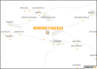 map of Amărăştii de Sus