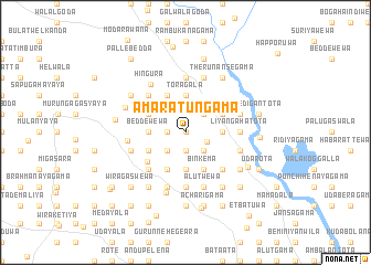 map of Amaratungama