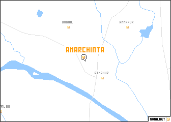 map of Amarchinta