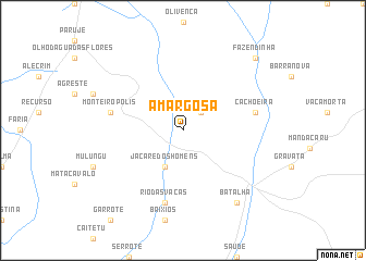 map of Amargosa