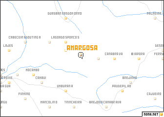 map of Amargosa