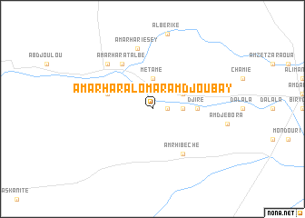 map of Am Arhar al Omar Am Djoubay