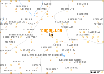 map of Amarillas