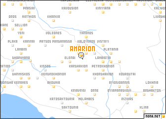 map of Amárion