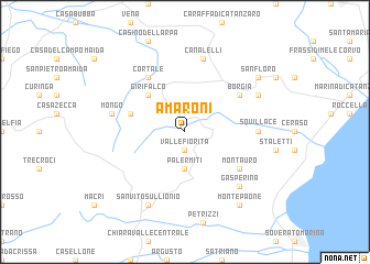 map of Amaroni