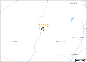 map of Amaro