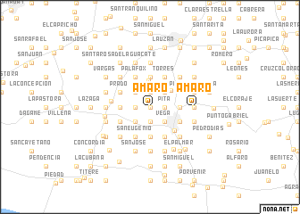 map of Amaro