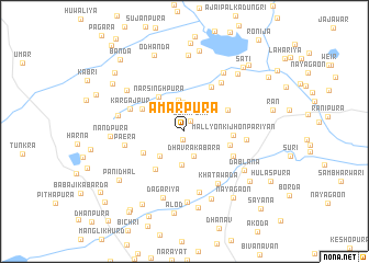 map of Amarpura