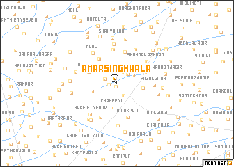 map of Amar Singhwāla