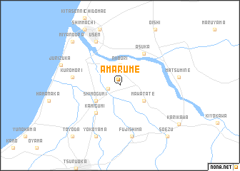 map of Amarume