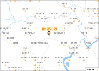 map of Amaseri