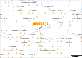 map of Amassene