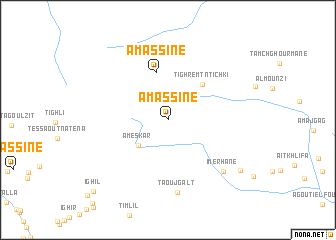 map of Amassine