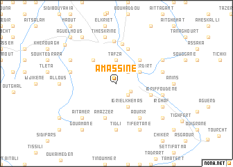 map of Amassine