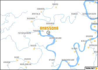map of Amassoma