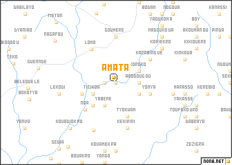 map of Amata