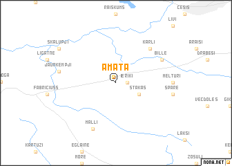 map of Amata