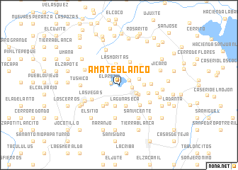 map of Amate Blanco