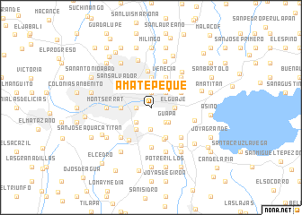 map of Amatepeque