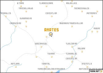 map of Amates