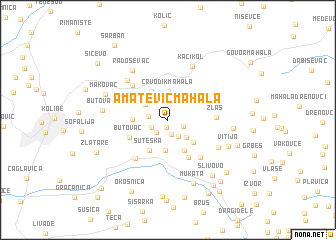 map of Amatević Mahala