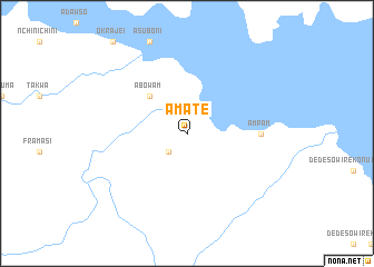 map of Amate