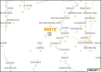 map of Amate