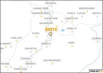 map of Amate
