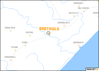 map of aMatikulu