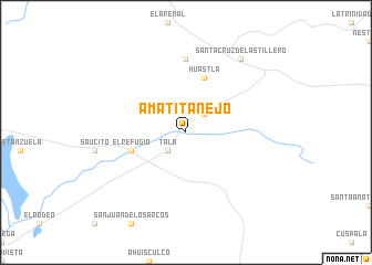 map of Amatitanejo