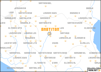 map of Amatitán