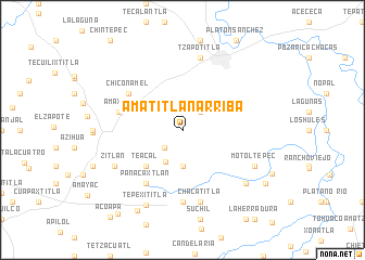 map of Amatitlán Arriba