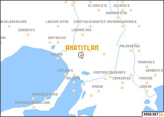 map of Amatitlán