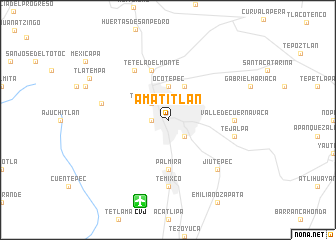 map of Amatitlán