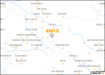 map of Amato