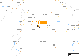 map of Amatriáin