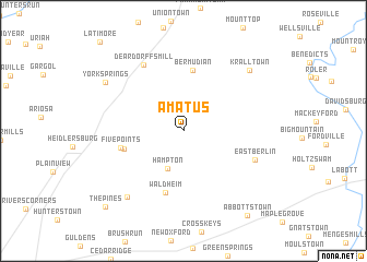 map of Amatus