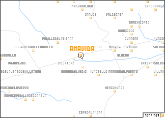 map of Amavida