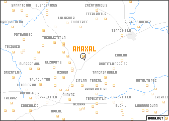 map of Amaxal