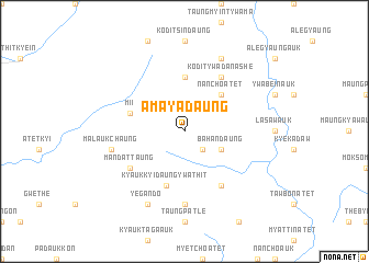 map of Amayadaung