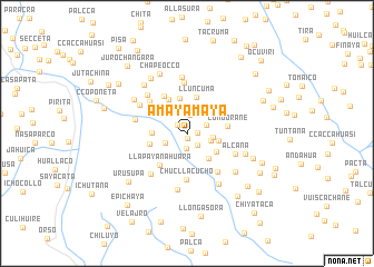 map of Amayamaya