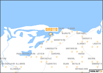 map of Amaya