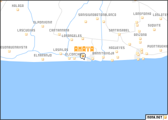 map of Amaya