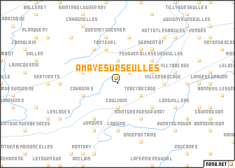 map of Amayé-sur-Seulles