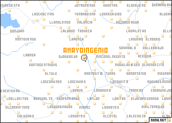 map of Amayo Ingenio