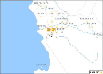 map of Amay