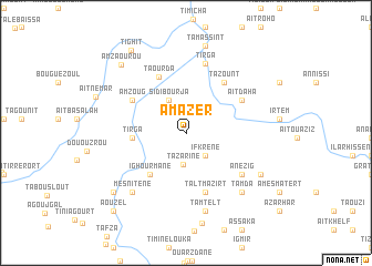 map of Amazer