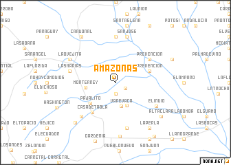 map of Amazonas